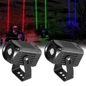 Whipless LED Laser Spotlight Replacement Lights for Bronco UTV ATV Off-road Vehicles Trucks Waterproof IP67 12V 24V 6W