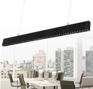 White Aluminum LED Batten Fixture Up and Down Office Suspended Linear LED Lighting