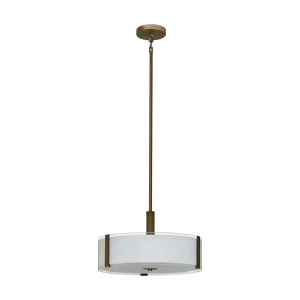 White Fabric Modern Farmhouse Chandeliers for Dining Room 5 Light Adjustable Rustic Pendant Hanging Light Fixtures