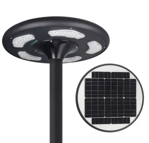 White LED Solar Light for Outdoor Courtyards Long Lifespan Solar Street Panel Low Maintenance
