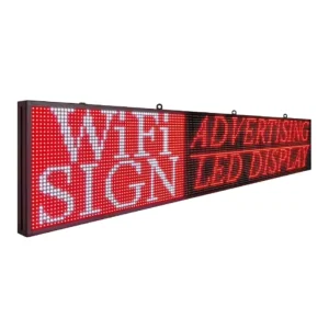 WiFi Controlled Wireless P10 Outdoor Billboard Store Welcome Display LED Programmable Message Sign LED Scrolling Screen