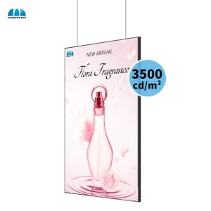 Wifi Remote Update Semi Outdoor LCD Window Display 3000 Nits Car Repair Shop Front Sun Visible Commercial Advertising Player