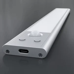 Wireless Chargeable LED Night Lamp Smart Body Sensor Light Bar for Kitchen Wardrobe Bedside Bedroom 5V Input Voltage Cabinets