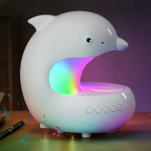 Wireless Charging Speaker Phone RGB BT Player Night Lights Speaker Desk Table Lamps LED Music Light