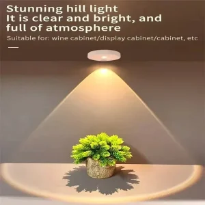 Wireless Magnetic LED Cabinet Light, Remote & Motion Sensor, 3 Color Dimmable, Rechargeable for Wardrobe Shelf Closet, No Drilling