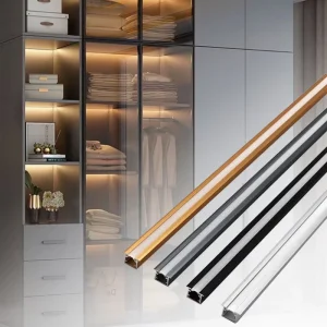 Wireless Motion Sensor Light Under the Cabinet With Aluminum Luminous Intelligent Sensing Wardrobe Kitchen Light Led Strip Light