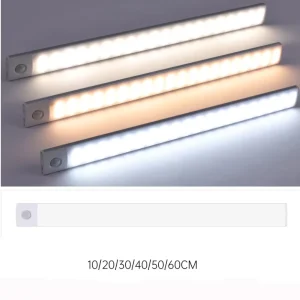 Wireless Portable Detector Lamp for Wardrobe Hallway Sensor LED Cabinet Light USB Rechargeable Induction Night Light