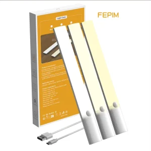 Wireless Rechargeable Led Motion Sensor Light Under Cabinet Night Lighting for Kitchen Closet Stairs Hallway