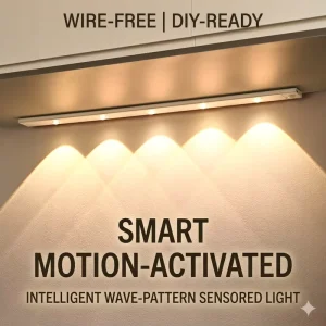 Wireless Rechargeable Ultra thin LED Cabinet Light PIR Motion Sensor Dimmable High CRI 95 Wardrobe Night Lamp Hill Light