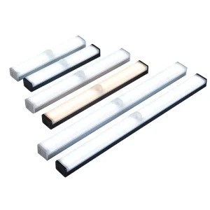 Wireless USB Rechargeable LED Kitchen Night Lights Motion Sensor Under Cabinet Closet Light