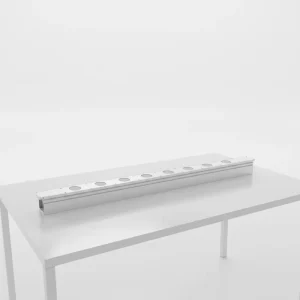 Workshop Suspended Linear LED Tube Light Industrial Aluminum Pendant Lamp IP66 CRI90 5 Year Warranty LED Linear Trunking Light
