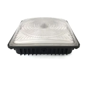 Wosen LED 150W Lightweight Energy Saver Waterproof IP65 Recessed Canopy Light 5 Year Warranty Die Cast Aluminum Construction for