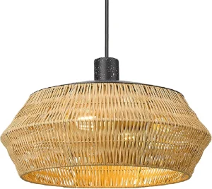 Woven Pendant Lights 2 Lights Hanging Light Rustic Chandelier E27 LED Ceiling Light Kitchen Dining Room