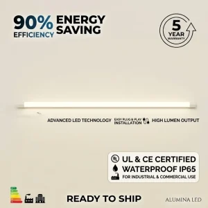 XINDECO CL-02 1200mm 36W LED Batten Light IP65 Waterproof Linear Fixture 3000-6500K 3600lm for Warehouse Factory CE RoHS 3-Year