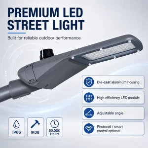 XINDECO XD LD9011 130lm W Waterproof LED Street Light Outdoor IP66 5 Year Warranty 3000 6500K Highway Parking Lot Garden China