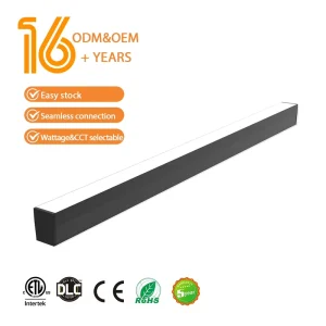 Xtruded Aluminum Hexagon Profile Anti Glaring Pendant LED Linear Strip Light IP44