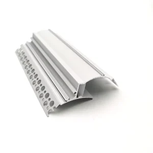 YG B044 Recessed Curved LED Aluminum Profile for Wall Ceiling Corner Plaster in Trimless Cover Lighting Channel with Diffuser