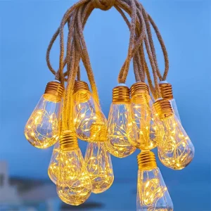 Yard Warm White IP44 Outdoor Lights Landscape Edison Christmas Holiday Camping Commercial LED Bulbs String Lights