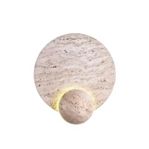 Yellow Cave Stone Cream-style Bedside Wall Lamp Bedroom Living Room Japanese Wabi-sabi Designer-inspired Trendy LED