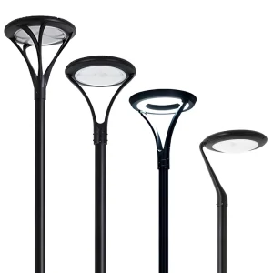 Zhongshan Factory Aluminum Solar Mains Power 220V LED IP65 Outdoor Street Lights For Garden Park Villa High Pole Lighting