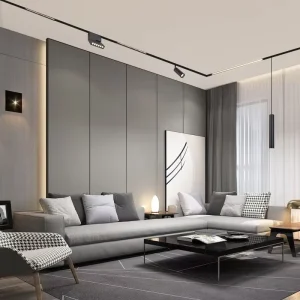 Zigbee Dimmable Smart Commercial Ceiling Recess LED Rail Lighting 48V Linear Magnetic Track Lights System