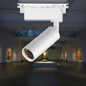 Zoomable 7W/9W COB LED Track Spot Light Aluminum 6Degree Beam Angle Modern Design Restaurant Shop Accent Lighting Dimmable High