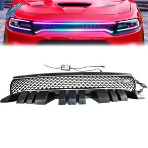 for Dodge Charger LED Light Bar Initiation Feature Grille Lights