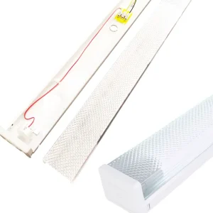 pp Profile Ps Clear Cover Diffuser 2ft 4ft 600mm 1200mm Led Tube Light T5 T8 Dustproof Anti Mosquito Anti Glare Fitting Bracket