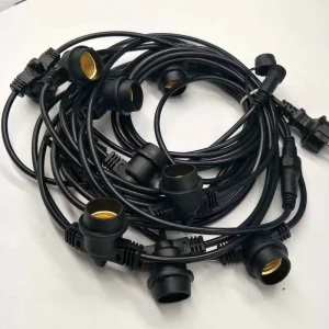 to Northern Europe Cold Resistant Heavy Duty Strong Wire Garland Light 10m with 20bulbs LED Festoon Light Outdoor
